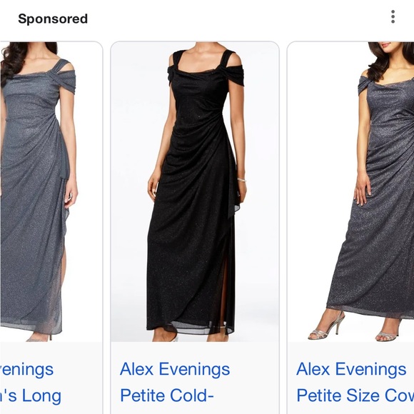 Alex Evenings Elegant Black Sleeveless Maxi Dress - Picture 2 of 16